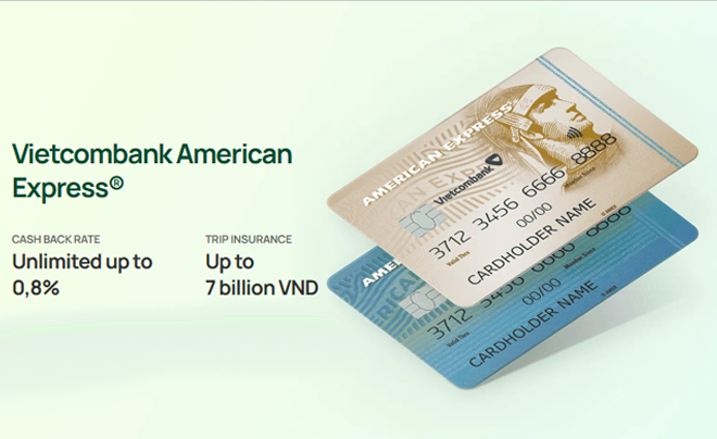 Ngân hàng Vietcombank phát hành thẻ American Express tại Việt Nam - TOPI