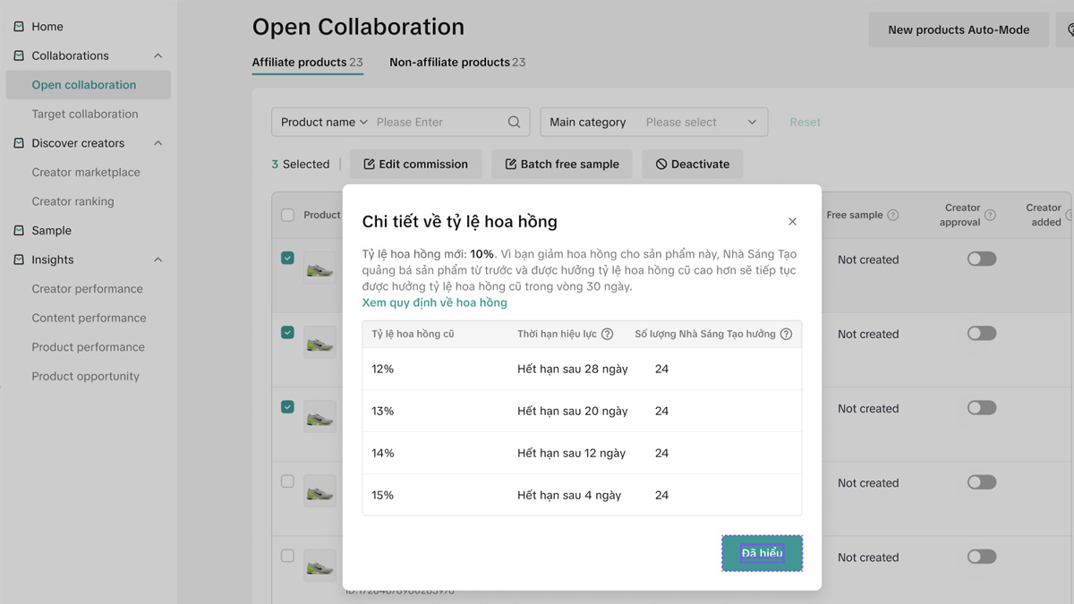 Hướng dẫn kiểm tra đơn hàng, hoa hồng và cách rút tiền